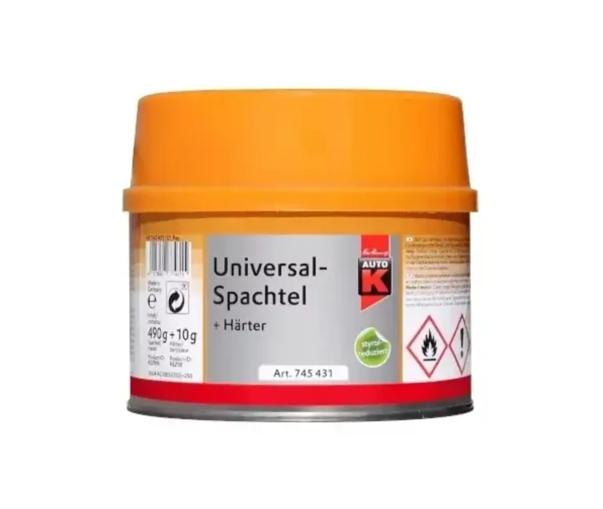 Auto-K 2K Universele Plamuur inclusief Verharder