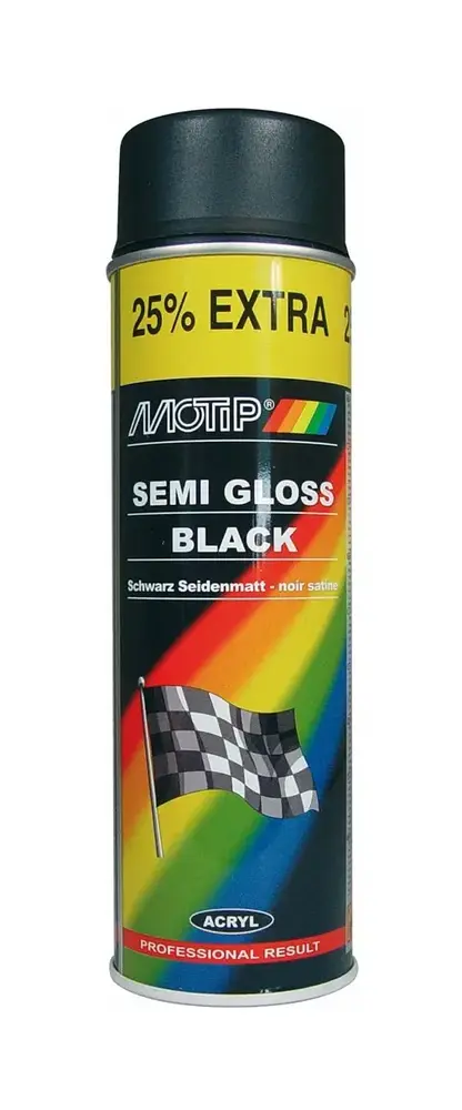 MoTip Rallye Zwart Zijdeglans MoTip Rallye Zwart Zijdeglans