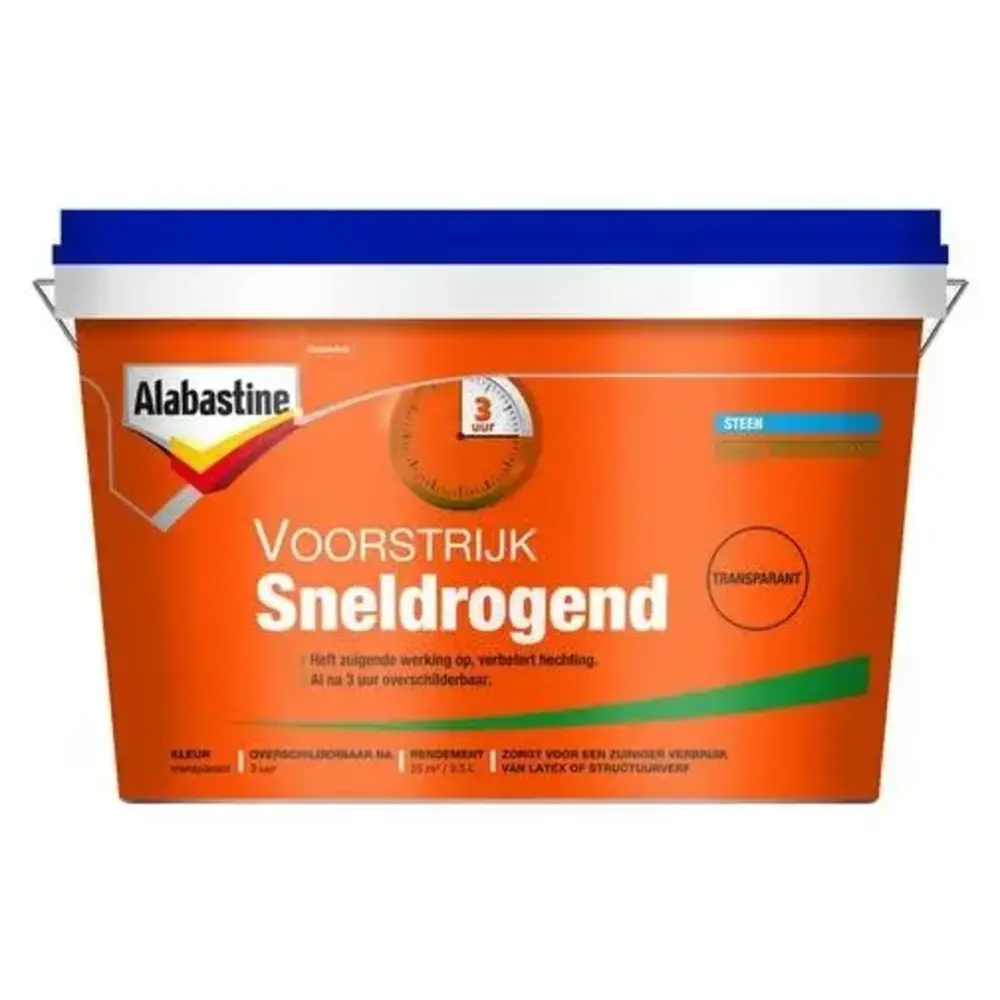 Alabastine Sneldrogende Voorstrijk Transparant