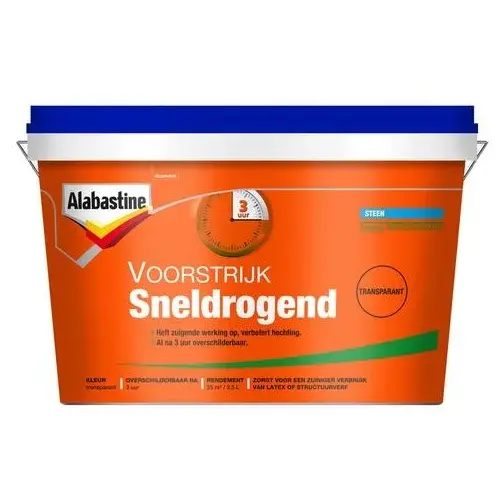 Decoprof.nl Sneldrogende Voorstrijk Transparant | 2,5 LTR | Transparant aanbieding