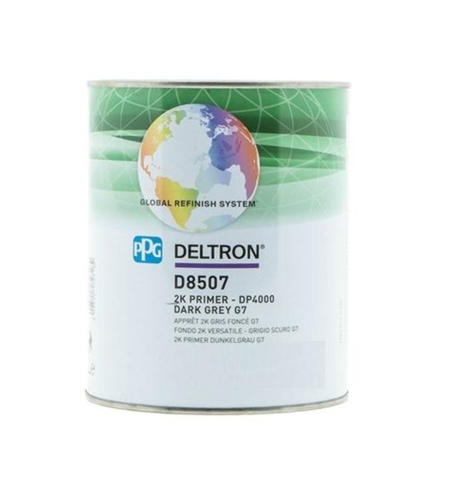 PPG DP4000 D8507 2K Primer G7 Donkergrijs PPG DP4000 D8507 2K Primer G7 Donkergrijs