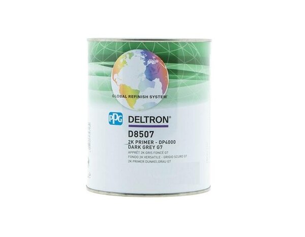 PPG DP4000 D8507 2K Primer G7 Donkergrijs PPG DP4000 D8507 2K Primer G7 Donkergrijs