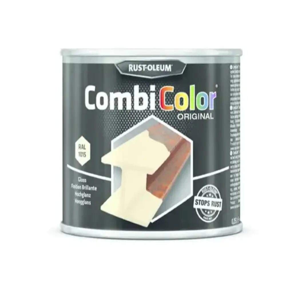 Rust-Oleum Combicolor 7342 Licht Ivoor Hoogglans RAL1015 Rust-Oleum Combicolor 7342 Licht Ivoor Hoogglans RAL1015