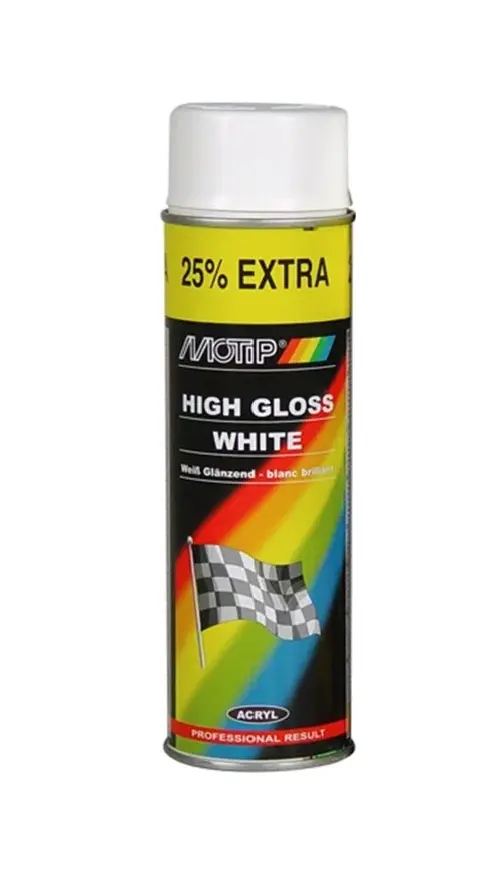 Rallye Wit Hoogglans | 500 ML