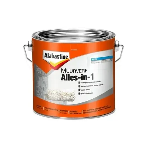 Decoprof.nl Muurverf Alles|in|1 Wit | 2,5 LTR | Wit aanbieding