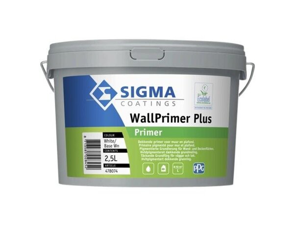 Sigma Wallprimer Plus | Dekkende Muurprimer Sigma Wallprimer Plus | Dekkende Muurprimer