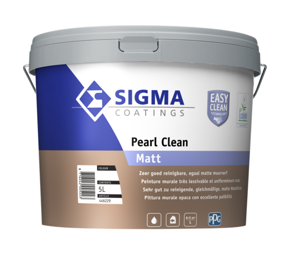 Decoprof.nl Pearl Clean Matt | Reinigbare Matte Muurverf | 5 LTR | Wit aanbieding
