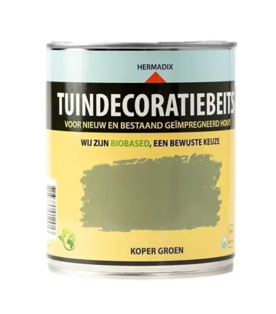 Hermadix Tuindecoratiebeits Dekkend Koper Groen 707 Hermadix Tuindecoratiebeits Dekkend Koper Groen 707