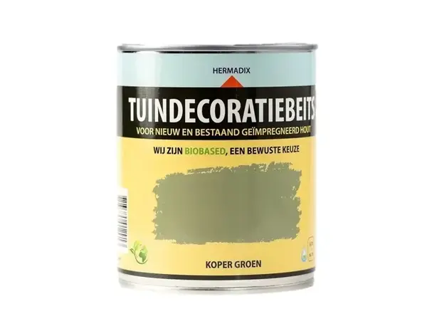 Hermadix Tuindecoratiebeits Dekkend Koper Groen 707 Hermadix Tuindecoratiebeits Dekkend Koper Groen 707