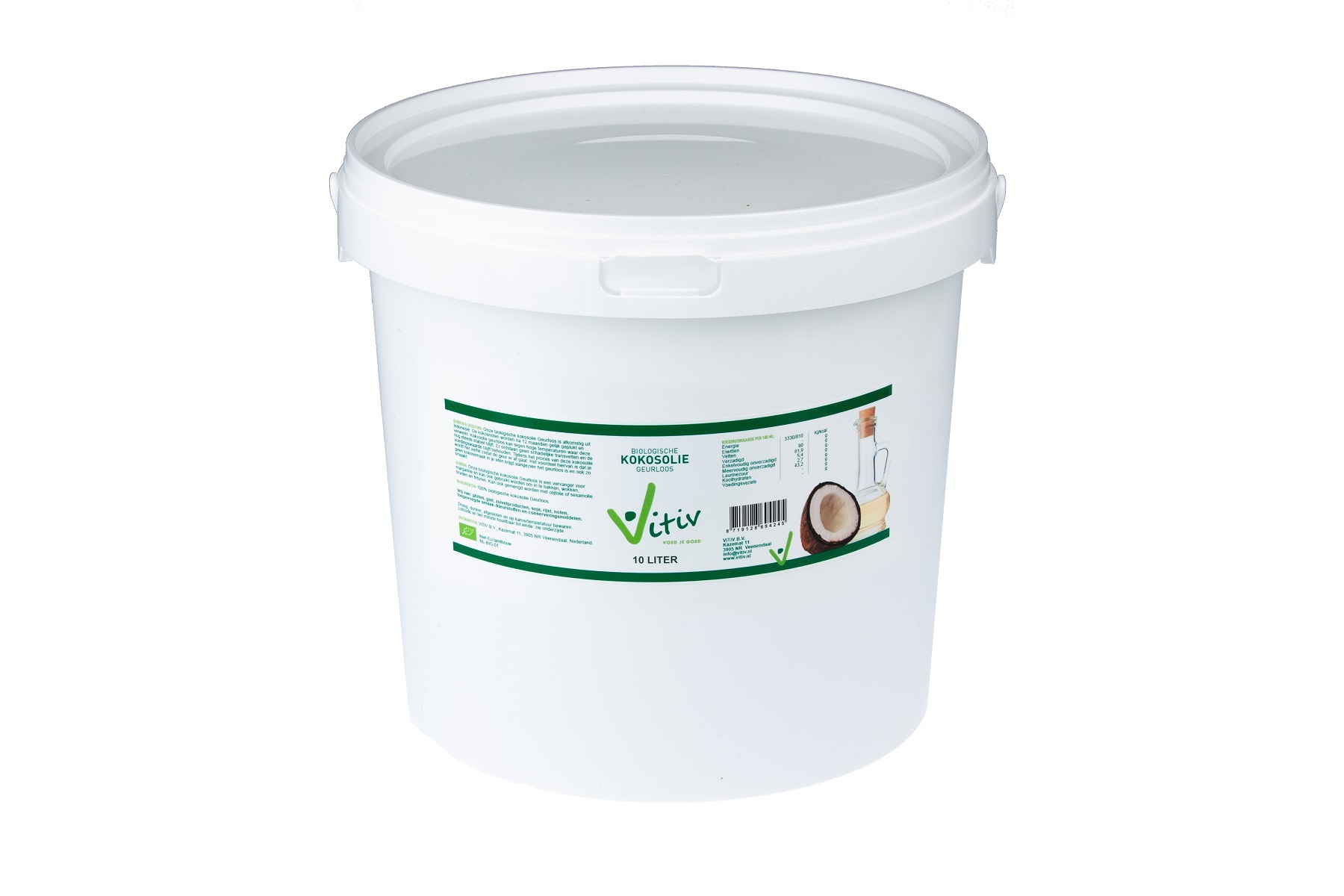 Biologische Kokosolie Geurloos