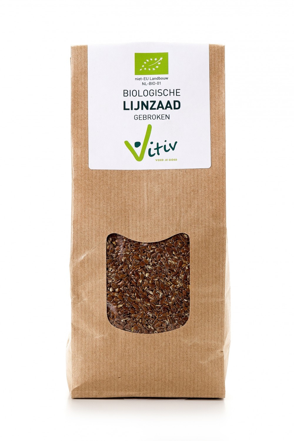 Biologische Lijnzaad Gebroken