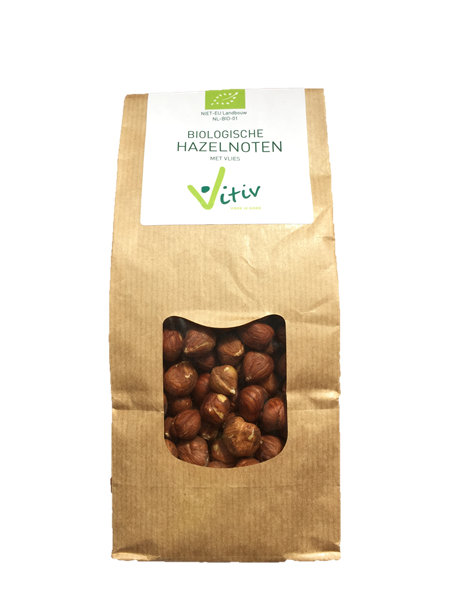 Biologische Hazelnoten Met Vlies