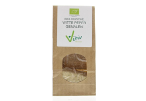 Biologische Witte Peper Gemalen
