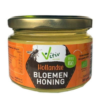 Biologische Hollandse Bloemenhoning