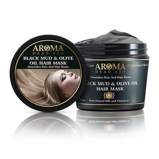 Aroma Dead Sea Masque capillaire à la boue noire et à l'huile d'olive 500 ml