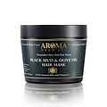 Aroma Dead Sea Masque capillaire à la boue noire et à l'huile d'olive 500 ml