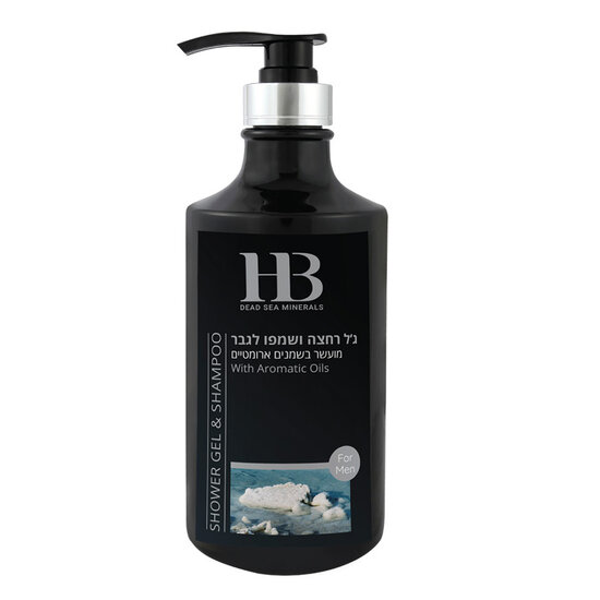 HB Dead Sea Minerals Gel douche et shampooing pour hommes