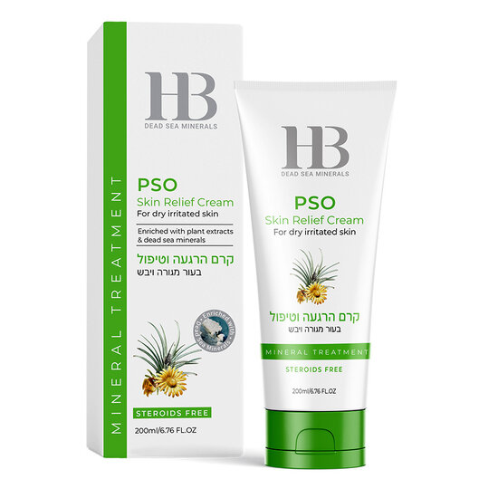 HB Dead Sea Minerals Crème apaisante réparatrice psoriasis et eczéma