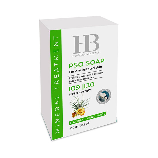 HB Dead Sea Minerals Savon Psoriasis & Eczéma Visage/Corps