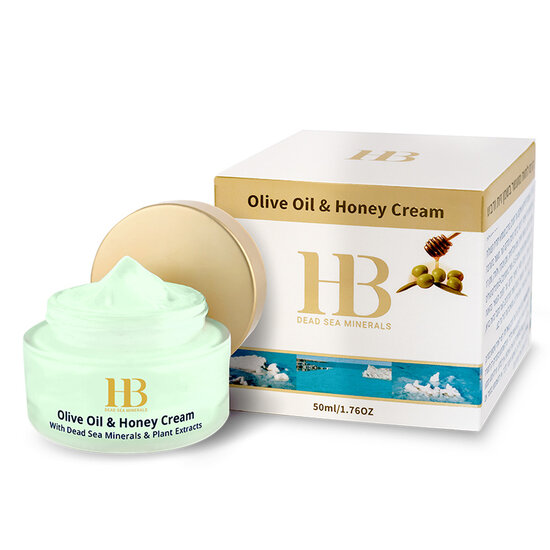 HB Dead Sea Minerals Crème de jour à l'huile d'olive et au miel