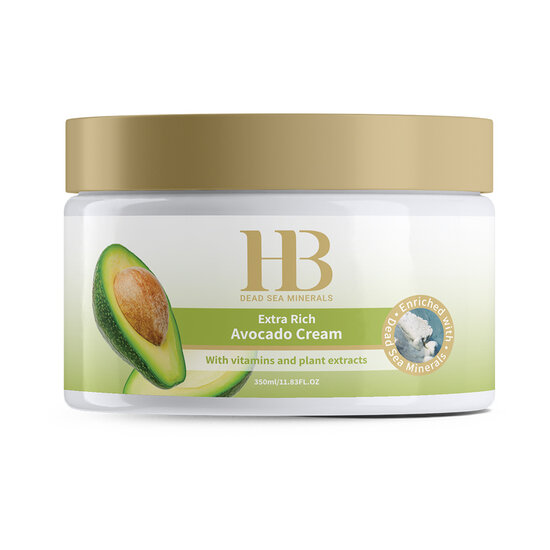 HB Dead Sea Minerals Crème corporelle à l'avocat 350 ml