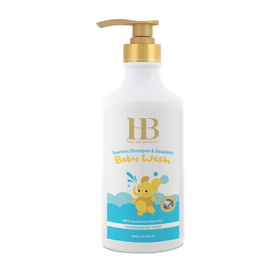 HB Dead Sea Minerals Shampooing et gel douche pour bébé