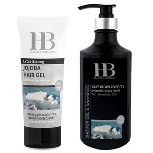 Shampooing/gel douche et gel capillaire pour hommes