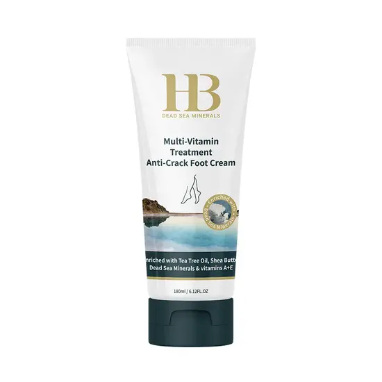 HB Dead Sea Minerals Crème intensive pour les pieds contre les gerçures – 180 ml