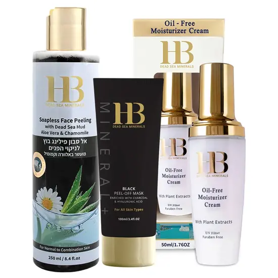 HB Dead Sea Minerals Set pour peaux mixtes à grasses