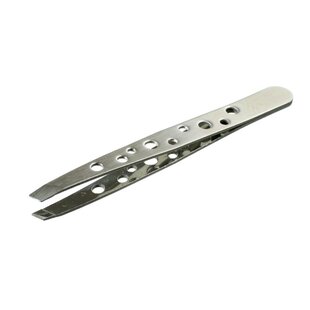 Pince à épiler ergonomique à tête biseautée