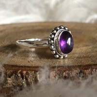 Zilveren ring Amethist Zilveren ring Amethist