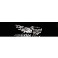 Zilveren ring Angel wing zirkonia Zilveren ring Angel wing zirkonia