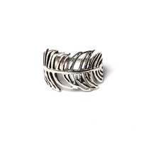 Zilveren BOHO ring Feather Zilveren BOHO ring Feather