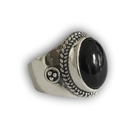 Zilveren ring Black Onyx Yai Zilveren ring Black Onyx Yai
