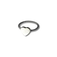 Zilveren Hart ring Zilveren Hart ring