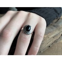 Zilveren Black Onyx ring Martina Zilveren Black Onyx ring Martina