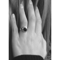 Zilveren Black Onyx ring Martina Zilveren Black Onyx ring Martina
