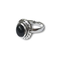 Zilveren Black Onyx ring Martina Zilveren Black Onyx ring Martina