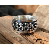 Zilveren ring Spinning OHM Zilveren ring Spinning OHM