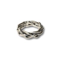 Zilveren ring Vlecht Zilveren ring Vlecht