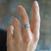 Zilveren Bali ring 'Seminyak' Zilveren Bali ring 'Seminyak'