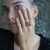 Zilveren ring Gemstone Deluxe Zilveren ring Gemstone Deluxe