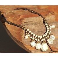 BoHo stijl enkelbandje White Turquoise BoHo stijl enkelbandje White Turquoise