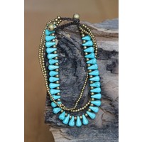 Enkelbandje Turquoise drop Enkelbandje Turquoise drop