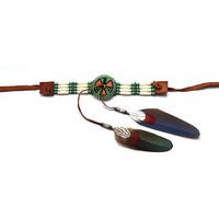 Indian Feather Choker / Upper arm bracelet Indian Feather Choker / Upper arm bracelet