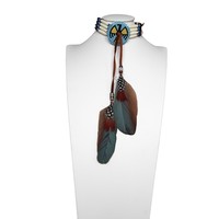 Indian Feather Choker / Upper arm bracelet Indian Feather Choker / Upper arm bracelet