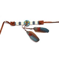 Indian Feather Choker / Upper arm bracelet Indian Feather Choker / Upper arm bracelet