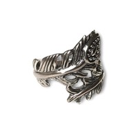 Zilveren ring Lotus feather Zilveren ring Lotus feather