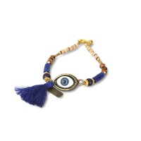 Bedel armbandje Evil Eye blauw Bedel armbandje Evil Eye blauw