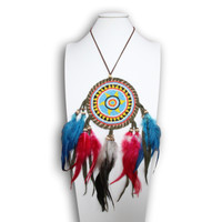 Indian Feather ketting Sjamena Indian Feather ketting Sjamena